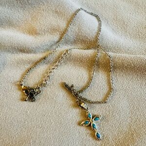 Montana Silversmiths Opal Cross